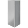 Jardinera triangular acero galvanizado 40x40x75 cm de , Maceteros y jardineras - Ref: Foro24-851167, Precio: 63,19 €, Descuen...