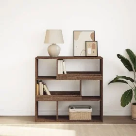 Estantería/divisor de espacios marrón roble 100x33x94,5 cm de , Librerías y estanterías - Ref: Foro24-854442, Precio: 75,00 €...