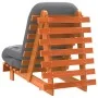 Futón sofá cama con colchón madera maciza marrón 60x206x11 cm de , Futones - Ref: Foro24-846748, Precio: 187,38 €, Descuento: %