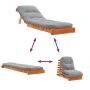 Futón sofá cama con colchón madera maciza marrón 60x206x11 cm de , Futones - Ref: Foro24-846748, Precio: 187,38 €, Descuento: %