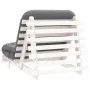 Futón sofá cama con colchón madera maciza blanco 80x206x11 cm de , Futones - Ref: Foro24-846757, Precio: 221,61 €, Descuento: %