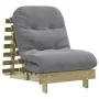 Futón sofá cama con colchón madera impregnada pino 70x206x11 cm de , Futones - Ref: Foro24-846755, Precio: 175,58 €, Descuent...