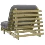Futón sofá cama con colchón madera impregnada pino 80x206x11 cm de , Futones - Ref: Foro24-846760, Precio: 199,34 €, Descuent...