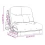 Futón sofá cama con colchón madera impregnada pino 80x206x11 cm de , Futones - Ref: Foro24-846760, Precio: 199,34 €, Descuent...