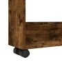 Carro de almacenaje estrecho 3 niveles madera roble ahumado by , Kitchen and dining carts - Ref: Foro24-855245, Price: 50,42 ...