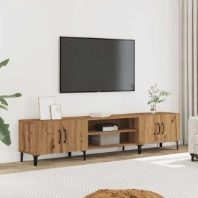 Mueble de TV madera de ingeniería roble artisian 180x31,5x40 cm de , Muebles TV - Ref: Foro24-857144, Precio: 124,19 €, Descu...