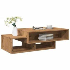 Mesa de centro madera de ingeniería roble artisan 105x55x32 cm by , Coffee table - Ref: Foro24-856671, Price: 85,44 €, Discou...