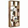 Librería divisora madera ingeniería envejecida 67x25x161,5 cm de , Librerías y estanterías - Ref: Foro24-858082, Precio: 87,4...