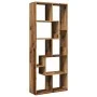 Librería divisora madera ingeniería envejecida 67x25x161,5 cm de , Librerías y estanterías - Ref: Foro24-858082, Precio: 87,4...