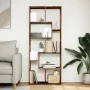 Librería divisora madera ingeniería envejecida 67x25x161,5 cm de , Librerías y estanterías - Ref: Foro24-858082, Precio: 87,4...
