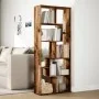 Librería divisora madera ingeniería envejecida 67x25x161,5 cm de , Librerías y estanterías - Ref: Foro24-858082, Precio: 87,4...