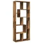 Librería divisora madera ingeniería envejecida 67x25x161,5 cm de , Librerías y estanterías - Ref: Foro24-858082, Precio: 87,4...
