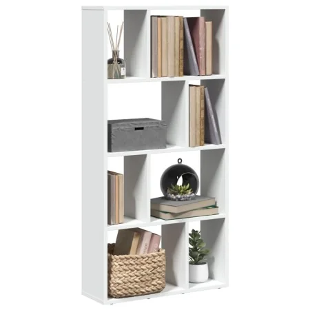 Estantería de madera de ingeniería blanca 60x20x120 cm de , Librerías y estanterías - Ref: Foro24-858147, Precio: 62,75 €, De...