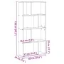 Estantería de madera de ingeniería blanca 60x20x120 cm de , Librerías y estanterías - Ref: Foro24-858147, Precio: 62,75 €, De...