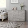 Aparador de madera contrachapada gris hormigón 120x35,5x75 cm de , Aparadores - Ref: Foro24-801332, Precio: 178,89 €, Descuen...
