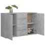 Aparador de madera contrachapada gris hormigón 120x35,5x75 cm de , Aparadores - Ref: Foro24-801332, Precio: 178,89 €, Descuen...