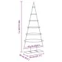 Árbol de Navidad para decoración metal negro 150 cm de , Arboles de navidad - Ref: Foro24-4018948, Precio: 39,71 €, Descuento: %