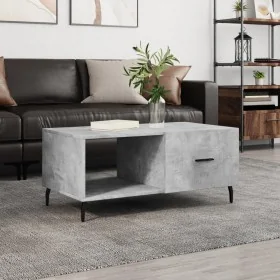 Mesa de centro madera contrachapada gris hormigón 90x50x40 cm by , Coffee table - Ref: Foro24-829232, Price: 46,45 €, Discoun...