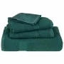 Juego de toallas 8 piezas 100% algodón verde 360 gsm de , Toallas de baño y manoplas - Ref: Foro24-137069, Precio: 38,53 €, D...