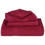 Juego de toallas 6 piezas 100% algodón burdeos 360 gsm de , Toallas de baño y manoplas - Ref: Foro24-137081, Precio: 35,55 €,...
