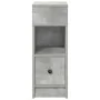 Mesilla de noche con cajón gris hormigón 25x31x66 cm de , Mesitas de noche - Ref: Foro24-858620, Precio: 58,38 €, Descuento: %