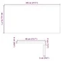 Alféizares de ventana 2 uds madera maciza roble marrón oscuro by , Marcos de ventanas - Ref: Foro24-4009198, Price: 92,77 €, ...