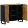 Aparador con 2 puertas madera maciza de mango 90x33x75 cm by , Sideboards - Ref: Foro24-352928, Price: 200,17 €, Discount: %
