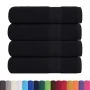 Toallas de ducha 4 uds 100% algodón negro 70x140 cm 360 gsm de , Toallas - Ref: Foro24-136954, Precio: 35,34 €, Descuento: %