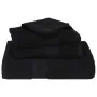 Toallas de ducha 4 uds 100% algodón negro 70x140 cm 360 gsm de , Toallas - Ref: Foro24-136954, Precio: 35,34 €, Descuento: %