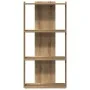 Librería 3niveles madera ingeniería roble artesanal 60x30x120cm de , Librerías y estanterías - Ref: Foro24-860273, Precio: 62...