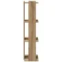 Librería 3niveles madera ingeniería roble artesanal 60x30x120cm de , Librerías y estanterías - Ref: Foro24-860273, Precio: 62...