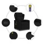 Sillón reclinable de masaje eléctrico tela negro von , Sessel - Ref: Foro24-3303126, Preis: 255,52 €, Rabatt: %
