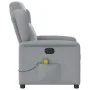Sillón reclinable de masaje eléctrico tela gris claro de , Sillones - Ref: Foro24-3303124, Precio: 255,52 €, Descuento: %