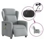 Sillón reclinable de masaje eléctrico tela gris claro de , Sillones - Ref: Foro24-3303124, Precio: 255,52 €, Descuento: %
