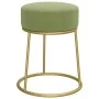 Hocker redondo verde mostaza terciopelo by , Folding stools and chairs - Ref: Foro24-340262, Price: 43,68 €, Discount: %