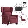 Sillón de masaje reclinable eléctrico tela rojo tinto by , Armchairs - Ref: Foro24-3303367, Price: 259,69 €, Discount: %