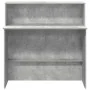 Mostrador de recepción gris hormigón 100x50x103,5 cm von , Schreibtische - Ref: Foro24-859027, Preis: 114,21 €, Rabatt: %
