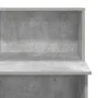 Mostrador de recepción gris hormigón 100x50x103,5 cm von , Schreibtische - Ref: Foro24-859027, Preis: 114,21 €, Rabatt: %
