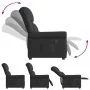 Sillón reclinable eléctrico cuero sintético negro brillante by , Armchairs - Ref: Foro24-3303414, Price: 259,27 €, Discount: %