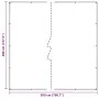 Lona transparente con ojales PVC 4x5 m de , Lonas impermeables - Ref: Foro24-4018607, Precio: 90,73 €, Descuento: %