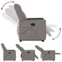 Sillón de masaje eléctrico reclinable elevable tela taupé de , Sillones - Ref: Foro24-3324078, Precio: 354,22 €, Descuento: %