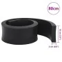 Borde de goma para quitanieves negro 80x10x2 cm by , Snowplow - Ref: Foro24-4103541, Price: 21,45 €, Discount: %