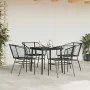 Juego de comedor jardín 5 piezas ratán sintético vidrio negro de , Conjuntos de jardín - Ref: Foro24-3334486, Precio: 319,75 ...