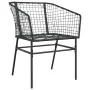 Juego de comedor jardín 5 piezas ratán sintético vidrio negro de , Conjuntos de jardín - Ref: Foro24-3334486, Precio: 319,75 ...