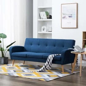 Sofá de 3 plazas de tela azul von , Sofas - Ref: Foro24-246995, Preis: 364,42 €, Rabatt: %
