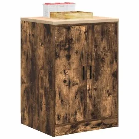 Armario de almacenamiento para garaje roble ahumado 60x51x85 cm de , Armarios industriales - Ref: Foro24-860575, Precio: 97,2...