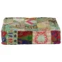 Puf cuadrado pachtwork algodón hecho a mano 50x50x12 cm verde de , Otomanas - Ref: Foro24-246576, Precio: 47,15 €, Descuento: %