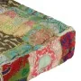 Puf cuadrado pachtwork algodón hecho a mano 50x50x12 cm verde de , Otomanas - Ref: Foro24-246576, Precio: 47,15 €, Descuento: %