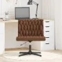 Silla de oficina giratoria de tela marrón de , Sillas - Ref: Foro24-4105404, Precio: 107,87 €, Descuento: %