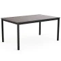 Mesa Keter Signature Porto 160 cm - Madera de fresno y acero negro de , Mesas de jardín - Ref: Foro24-447624, Precio: 191,68 ...